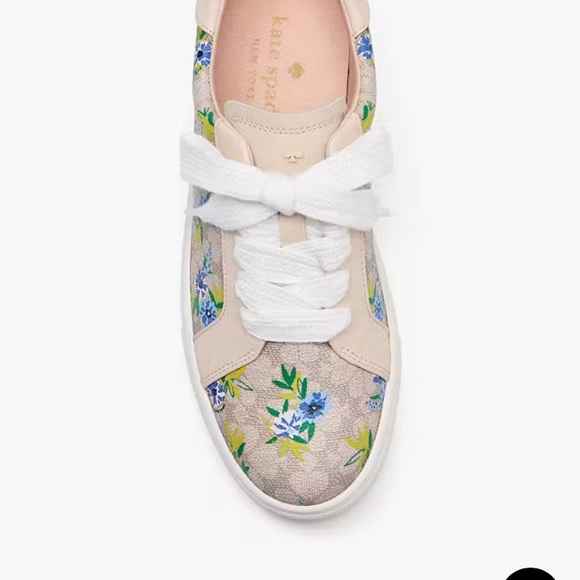 NWB Kate Spade Erin Spd Flower Festive Women's Sneakers size 7.5 & 8 available - Picture 4 of 14
